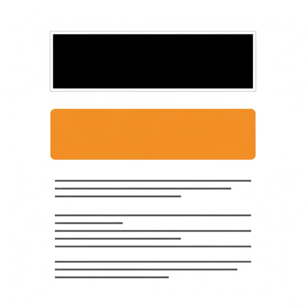 A diagram showing the optimal document hierarchy for AEO, with the H1 followed immediately by a summary block and then detailed content.
