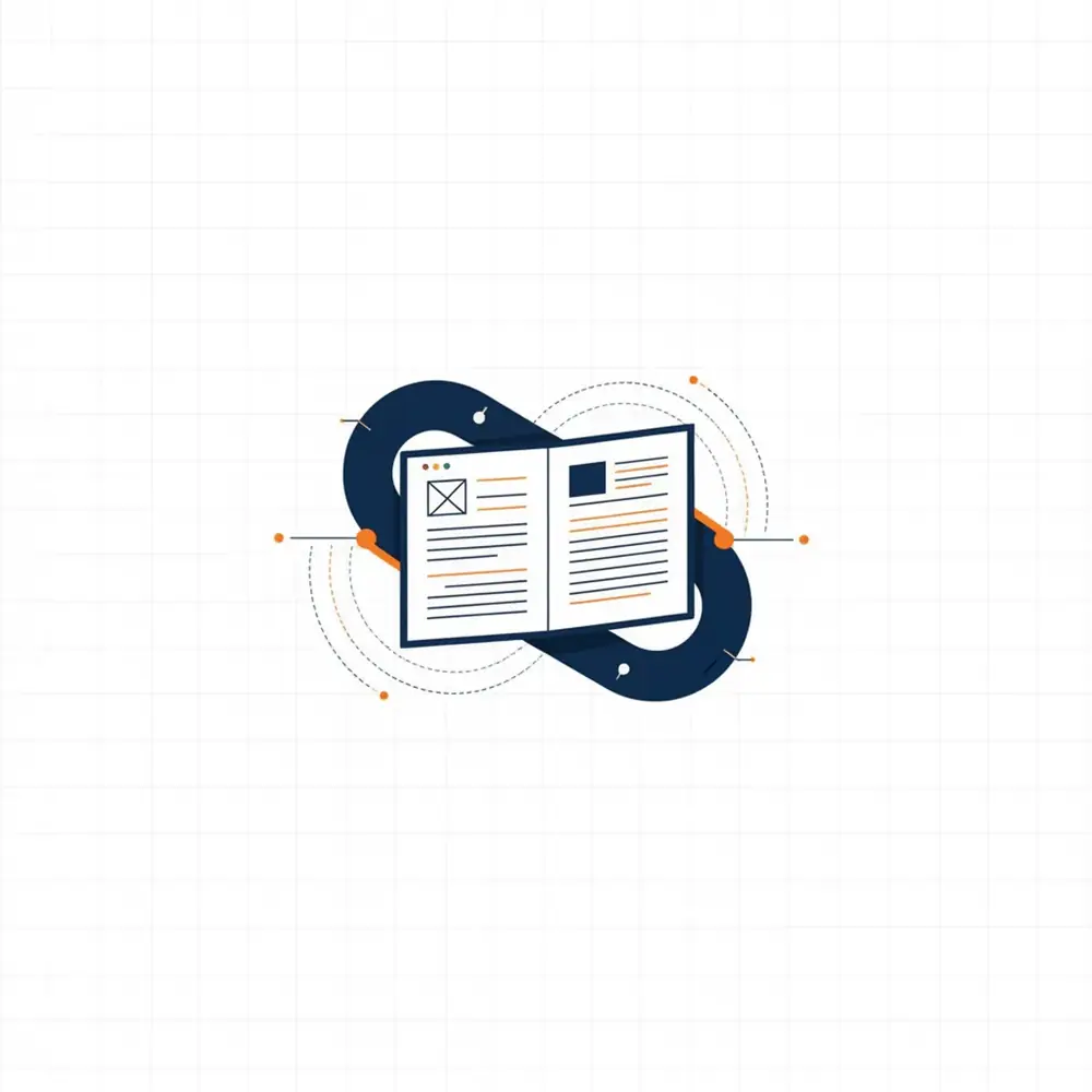 A digital representation of Google Gemini analyzing a web page for citation in an AI Overview.